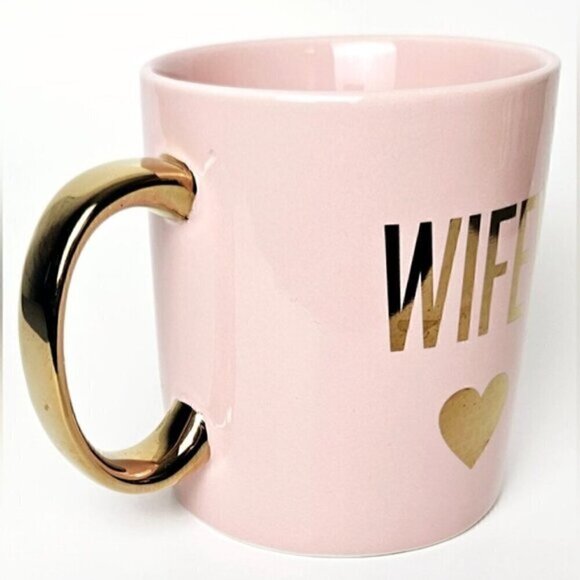 Indigo "Wifey" Pink & Gold Coffee Mug - Picture 5 of 8